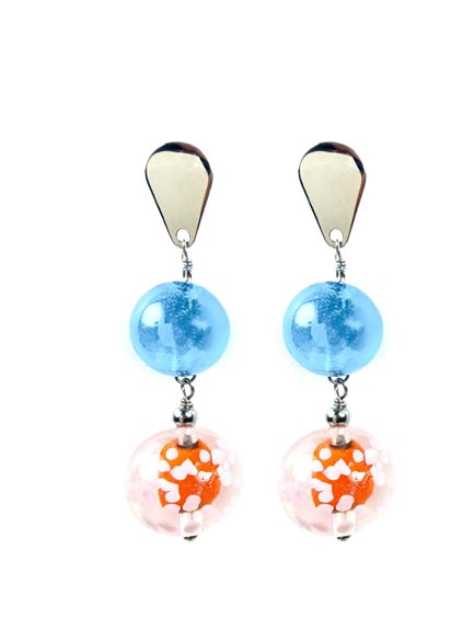 Orecchini Antica Murrina Venezia Donna Alba in Acciaio chirurgico (316L) OL3APE2625 - OL3APE2625